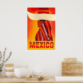 Mexicaanse kunst Reisposter Mexico Print (TR157)a (Keuken)