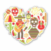 Mexicaanse kunst sticker (Voorkant)