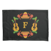 Mexicaanse kussenslopen aangepast monogram (Voorkant)