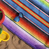 Mexicaanse lanket Stripes Colorful Rainbow Spaans Strandlaken