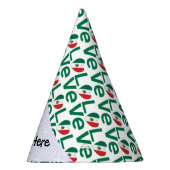 Mexicaanse LIEFDE Getegelde Groen Feesthoedjes (Rechts)