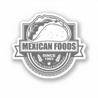 Mexicaanse logo, Sticker
