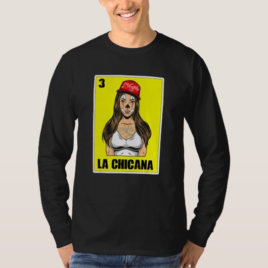 Mexicaanse Loterij Voor Vrouwen USA Chingona La Ch T-shirt (Voorkant)