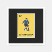 Mexicaanse Lottery Bingo Gamer Card Casino Servet (Voorkant)