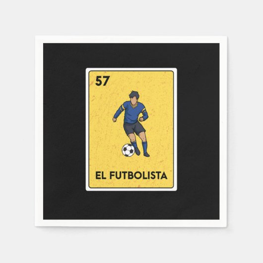 Mexicaanse Lottery Bingo Gamer Card Casino Servet (Voorkant)