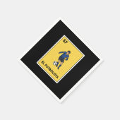 Mexicaanse Lottery Bingo Gamer Card Casino Servet (Hoek)