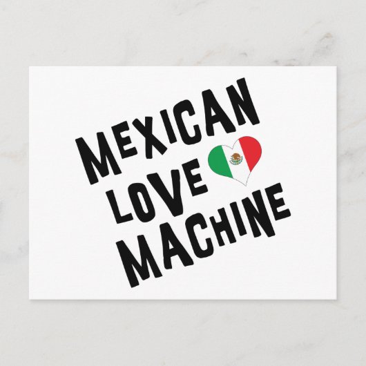 Mexicaanse Love Machine Briefkaart (Voorkant)