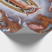 Mexicaanse Maagd van Guadalupe Cadeaupapier (Hoek)