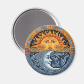 Mexicaanse maan en zonnemagneet magneet (Voorkant / Achterkant)