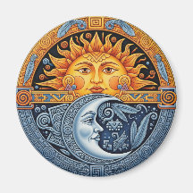 Mexicaanse maan en zonnemagneet