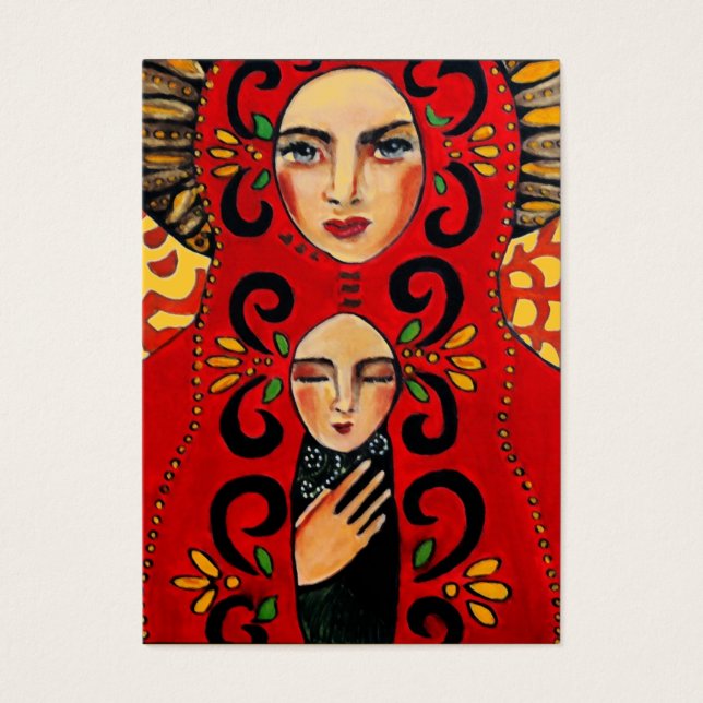 Mexicaanse Madonna Visitekaartje (Voorkant)