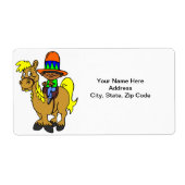 Mexicaanse Man Horse Labels (Voorkant)