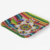 Mexicaanse Mandala Papieren Bordje (Gebogen)