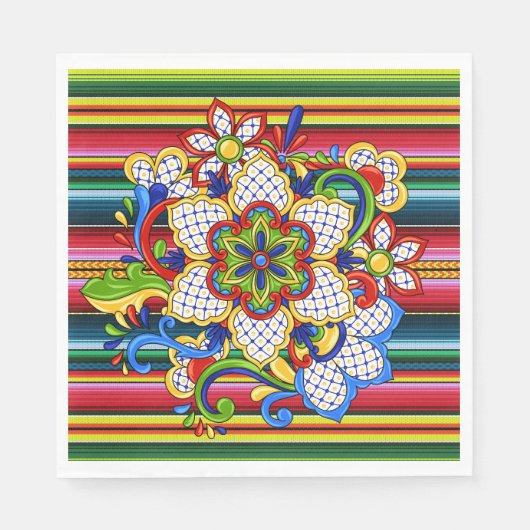 Mexicaanse Mandala Servet (Voorkant)