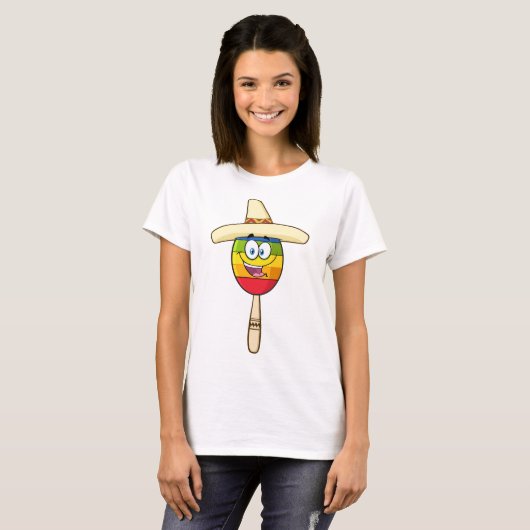 Mexicaanse Maraca Vrouwen T-shirt (Voorkant volledig)