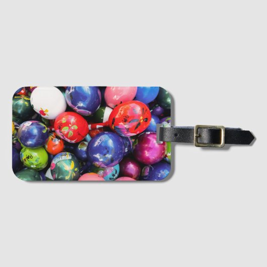 Mexicaanse Maracas Bagagelabel (Voorkant (horizontaal))