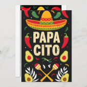 Mexicaanse Maracas Kerstkaart Kaart (Voorkant / Achterkant)