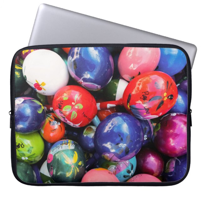 Mexicaanse Maracas Laptop Sleeve (Voorkant)
