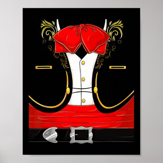 Mexicaanse Mariachi Halloween Costume Charro Cinco Poster (Voorkant)