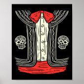 Mexicaanse Mariachi Halloween Costume Mexico Suit  Poster (Voorkant)