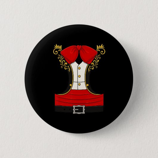Mexicaanse Mariachi Halloween Kostuum Cinco De May Ronde Button 5,7 Cm (Voorkant)