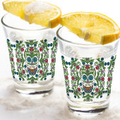 Mexicaanse Mariposa Sugar Skull Shot Glas