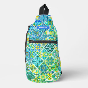 Mexicaanse, Marokkaanse Siciliaanse mediterrane aq Sling Bag