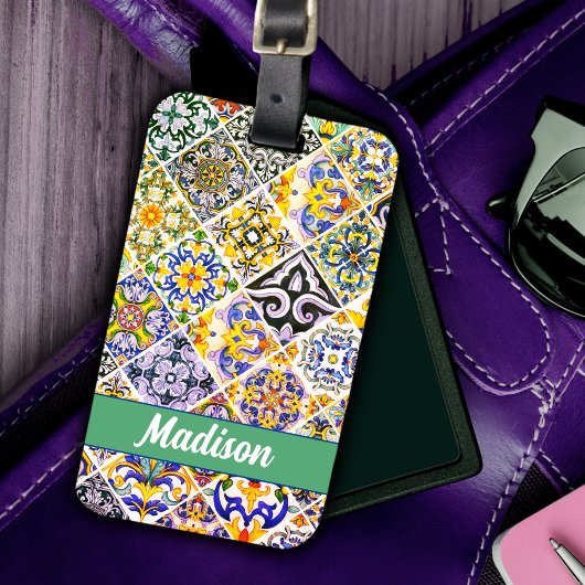 Mexicaanse Marokkaanse Siciliaanse mediterrane gro Bagagelabel