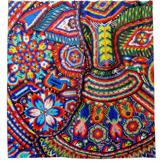 Mexicaanse Maya Aztec LatijnX Latijns-Amerikaanse  Douchegordijn (Voorkant)