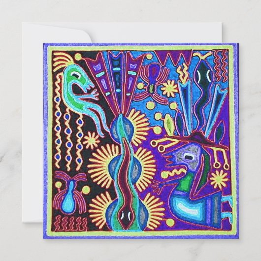 Mexicaanse Maya Aztec LatijnX Latijns-Amerikaanse  Kaart (Voorkant)