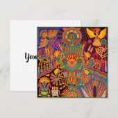 Mexicaanse Maya Aztec LatijnX Latijns-Amerikaanse  Kaart (Voorkant / Achterkant)