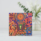 Mexicaanse Maya Aztec LatijnX Latijns-Amerikaanse Kaart (Staand voorkant)