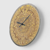 Mexicaanse Mayan/Aztec Calendar Clock Grote Klok (Hoek)