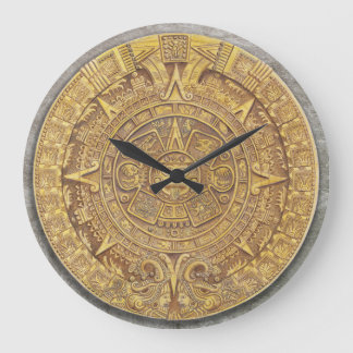 Mexicaanse Mayan/Aztec Calendar Clock Grote Klok