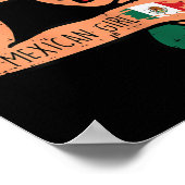 Mexicaanse Meisje Mujer Rosie Riveter Cinco de May Poster (Hoek)