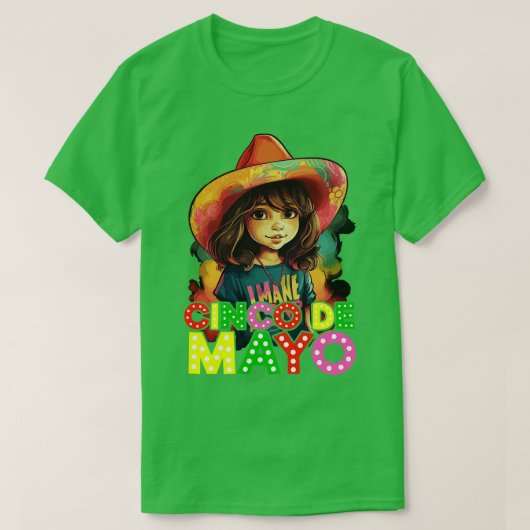 Mexicaanse meisjes 6 t-shirt (Design voorkant)