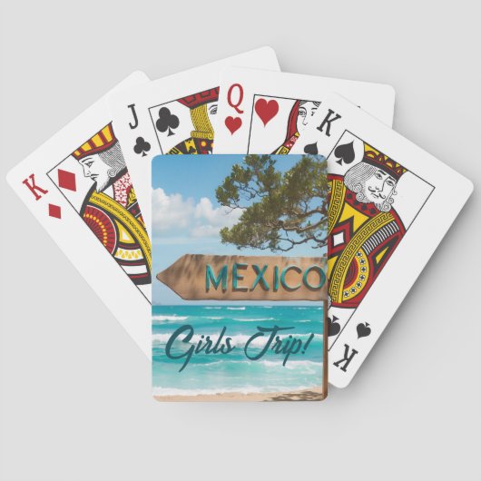 MEXICAANSE MEISJES REIS! plezier Pokerkaarten (Achterkant)