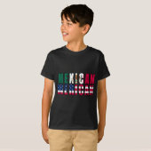 Mexicaanse 'Merican Flags' - Mexicaans-Amerikaanse T-shirt (Voorkant volledig)