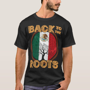 Mexicaanse Mexicaanse vlag Chicano Latino Mexico v T-shirt