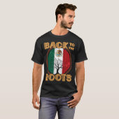 Mexicaanse Mexicaanse vlag Chicano Latino Mexico v T-shirt (Voorkant volledig)
