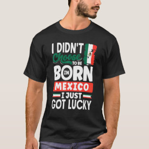 Mexicaanse Mexicaanse vlag ik heb net Lucky T-shirt