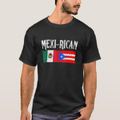 Mexicaanse Mexicaanse vlag Puerto Rico T-shirt (Voorkant)