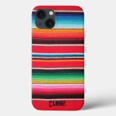 Mexicaanse Mexico Naam Poncho deken achtergrond Case-Mate iPhone Case (Achterkant)