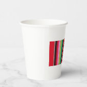 Mexicaanse Mexico Naam Poncho deken achtergrond Papieren Bekers (Rechts)