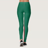 Mexicaanse mode leggings, Mexicaanse vlag / sport Leggings (Achterkant)