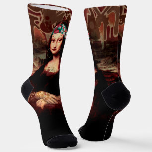 Mexicaanse Mona Lisa Chicana Chola Sokken