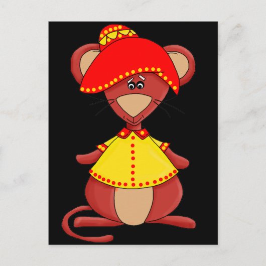 Mexicaanse muis voor kinderen briefkaart (Voorkant)