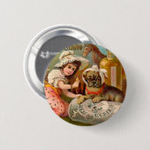 Mexicaanse Mustang Liniment Ad Ronde Button 5,7 Cm (Voorkant /achterkant)