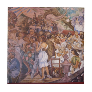 Mexicaanse muurkunst tegeltje