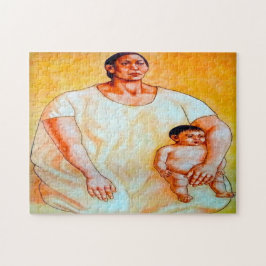Mexicaanse muurschilderingen. legpuzzel